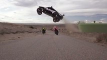 Motorcycle vs_ Car Drift Battle 3