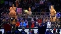 WWE GWT 2002 Triple h vs Brock Lesnar vs The Rock