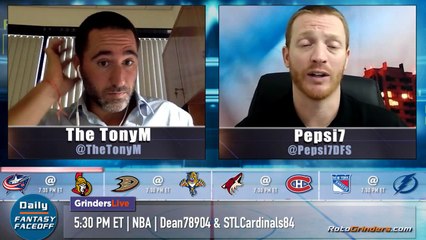 NHL Daily Fantasy Faceoff w/ Pepsi7 & TheTonyM