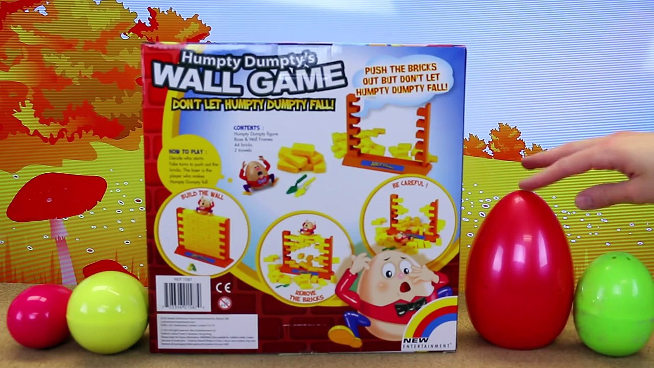 Dont Break The Wall ❤ Kids Family Fun Night Board Game Challenge with Humpty Dumpty & Sur