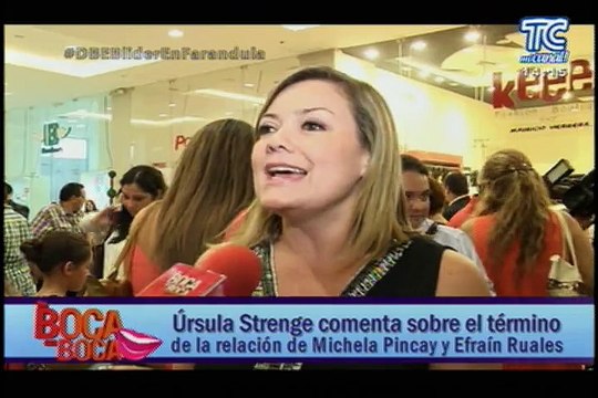 Úrsula Strenge comenta sobre el término de la relación de Michela Pincay y Efraín Ruales