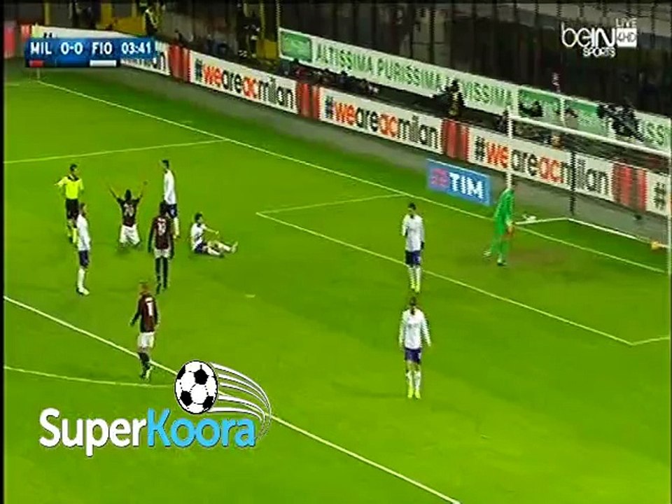 اهداف مباراة ( ميلان 2-0 فيورنتينا ) الدورى الايطالى