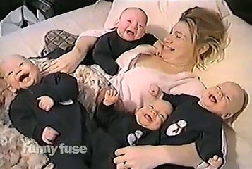 Quadruplet Babies Laughing