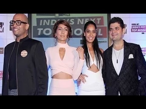 Lisa Haydon, Anusha Dandekar & Akash Sharma @ MTV India's Next Top Model Launch