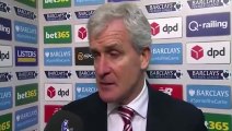 Stoke 0-0 Arsenal - Mark Hughes Post Match Interview - Game Deserved Goals