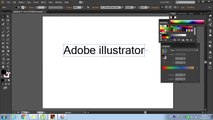 Adobe Illustrator CC Tutorial, Adding A Gradient To Live Text