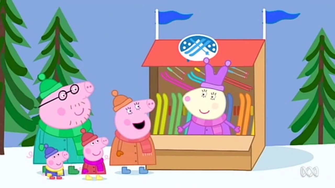 Peppa Pig Season 4 Episode 49 in English - Snowy Mountain