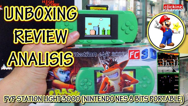 Portable NES FC PVP UNBOXING REVIEW ANALISIS Nintendo PVP Station Light 3000 NES Consola Portatil 8 Bit FAMICOM FAMICLONE Retro Duo Console Nes Clone Nes Clonica Nintendo Clone Console Consola Nintendo Clonica Handheld Pocket Game Boy Advance Micro
