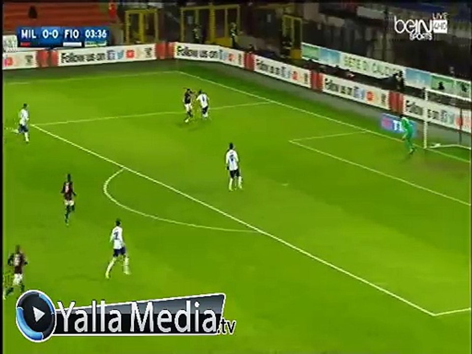 اهداف مباراة ( ميلان 2-0 فيورنتينا ) الدورى الايطالى
