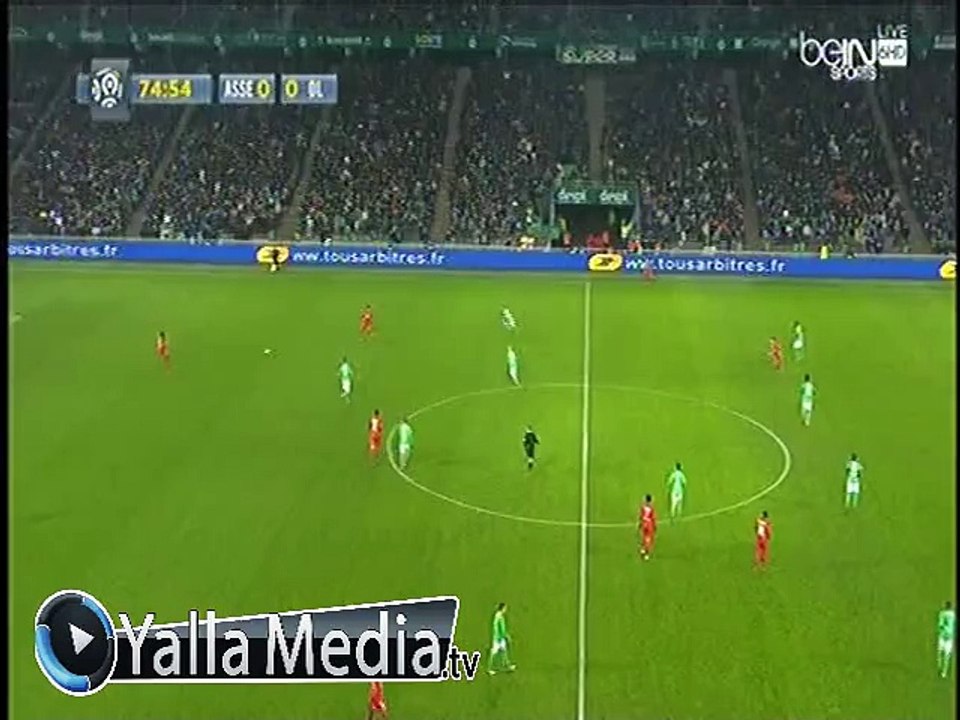 اهداف مباراة ( سانت إيتيان 1-0 ليون ) الدورى الفرنسى