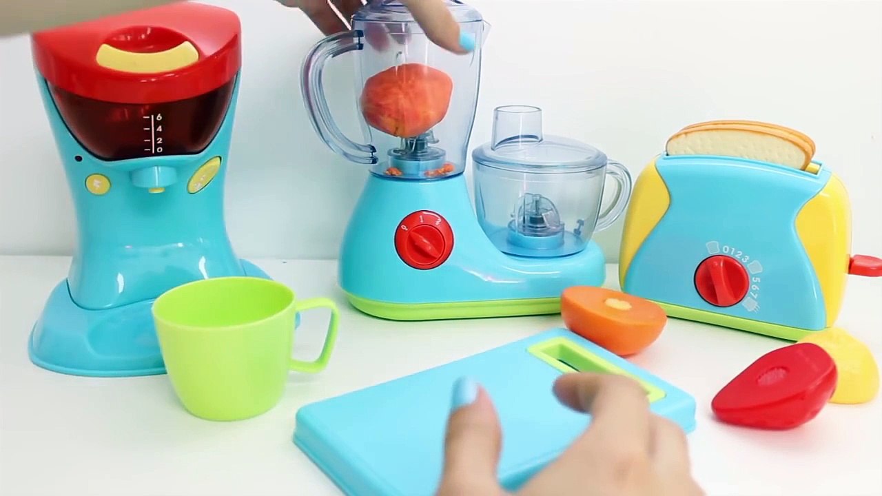 La cuisine Set Comme à la Maison un Appareil de Cuisine Ensemble grille-pain, Blender, Mixeur et Machine à Café