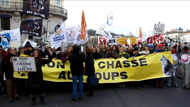 تظاهر أكثر من 2000 شخص في ليون تنديدا بصيد الذئاب