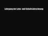 Lehrgang der Lohn- und Gehaltsabrechnung PDF Download kostenlos