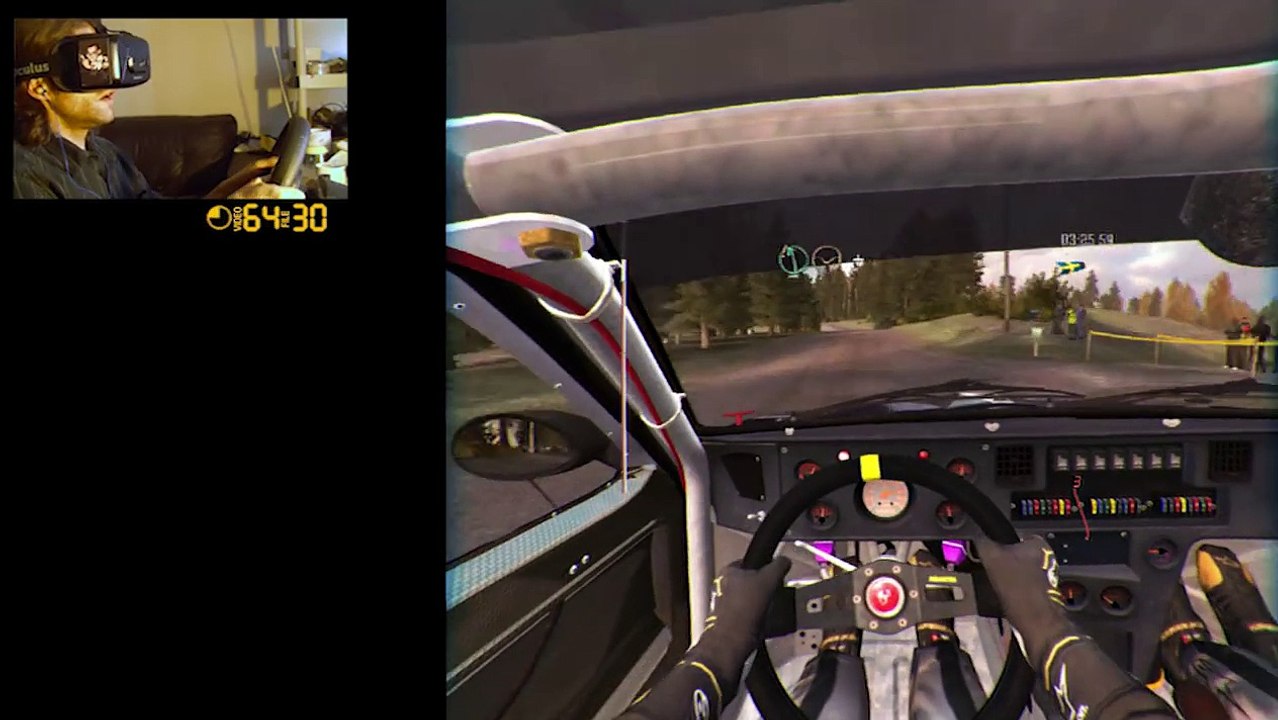 Oculus Rift DK2 - DIRT Rally - #1 "Tossed around in a tin can"