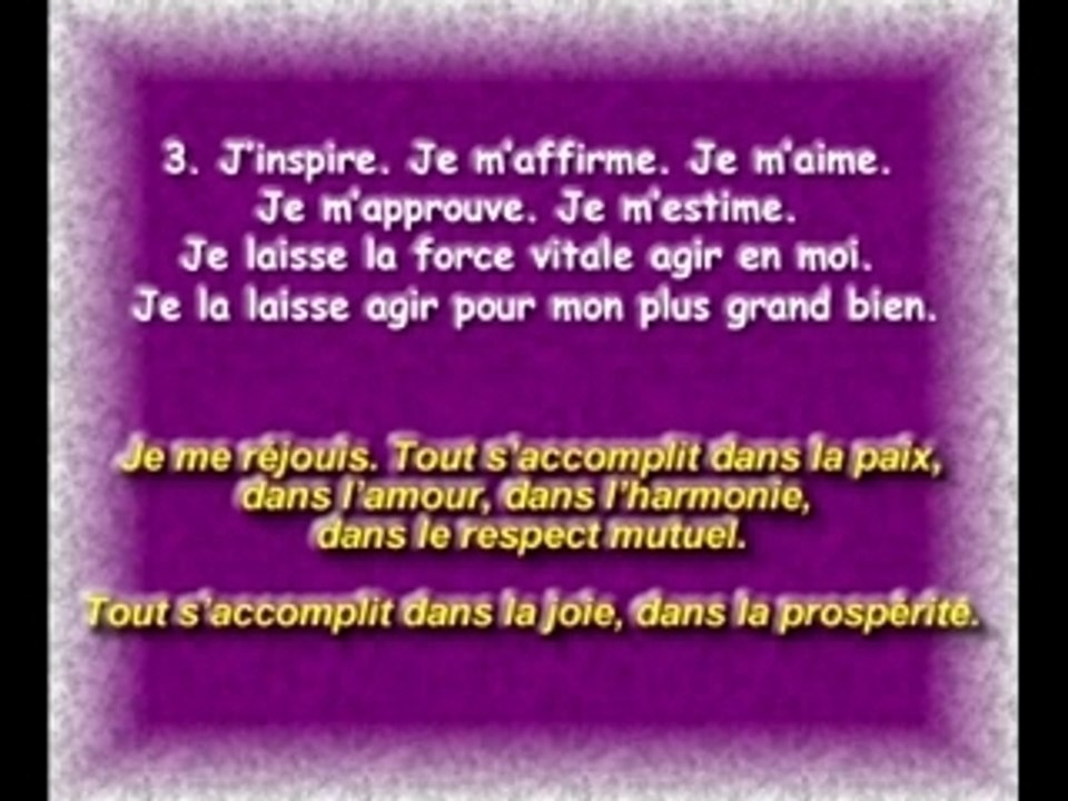 Suggestions et Respirations Spéciales - Pensées positives