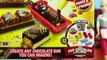 CHOCOLATE CANDY BAR MAKER Toy Marshmallows, Oreos & Sprinkles Sweet Treats Spiderman & Fro
