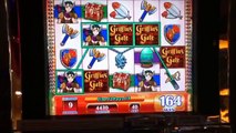 GRIFFINS GATE Slot Machine with HOT HOT SUPER RESPINS and BONUS Las Vegas