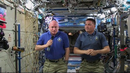 Space Station Crew Members Discuss Life in Space with Ohio Students