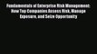 Read Fundamentals of Enterprise Risk Management: How Top Companies Assess Risk Manage Exposure