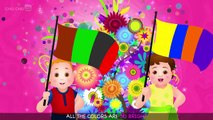 Color Songs - The ORANGE Song - Learn Colours -  Preschool Colors Nursery Rhymes  by 3D Kids Rhymes