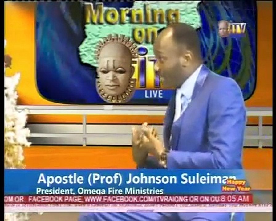 THIS MORNING ON ITV WITH APOSTLE JOHNSON SULEIMAN