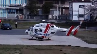 [富山県ドクターヘリ] Toyama Doctor-Heli AgustaWestland AW109SP JA10YM LANDING 2015.9.6