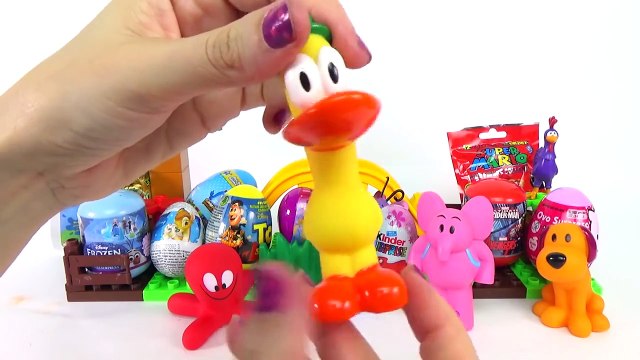 Peppa Pig e George no Parque Ovos Surpresas Massinha Play Doh Galinha Pintadinha Frozen Di