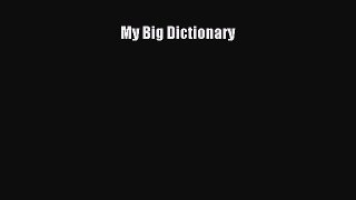 PDF Download My Big Dictionary PDF Online