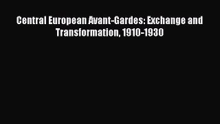 [PDF Download] Central European Avant-Gardes: Exchange and Transformation 1910-1930 [Read]