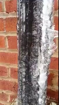 How strange that ice melts