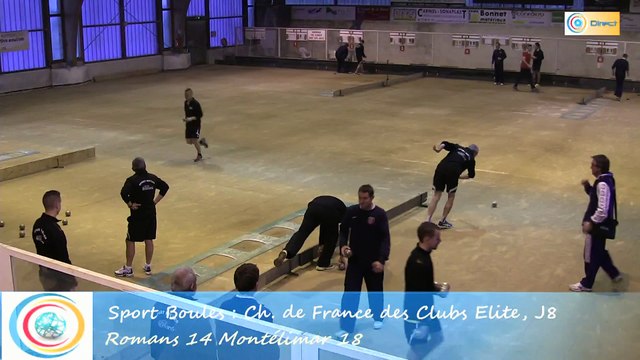 Quatrième tour, Club Elite Masculin J8, Romans vs Montélimar, Sport-Boules, saison 2015-2016