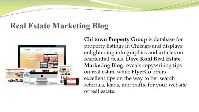 REAL ESTATE MARKETING BLOGS