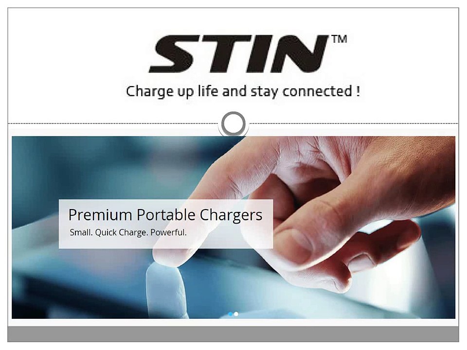 Stin offers reliable services for portable chargers.