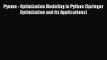 [PDF Download] Pyomo - Optimization Modeling in Python (Springer Optimization and Its Applications)