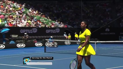 Serena Williams vs. Camila Giorgi | 2015 Australian Open R1 | 720p Eurosport | Part 3