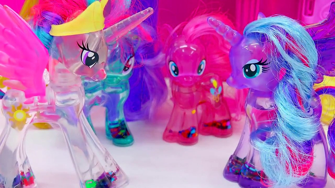 MLP Water Cuties Glitter Princess Twilight Sparkle Rainbow Shimmer My Little Pony Toy Unbo