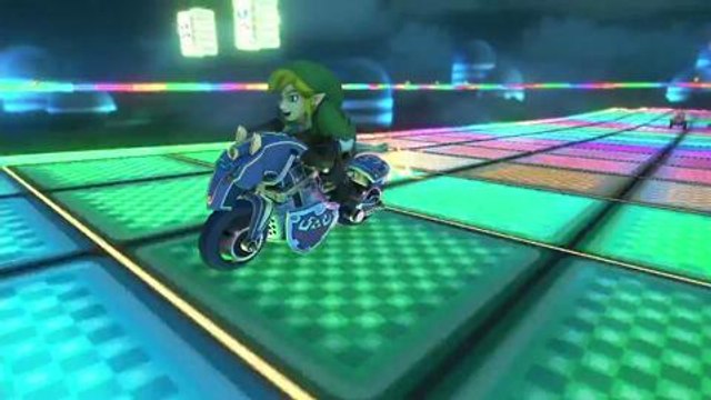 Wii U - Mario Kart 8 DLC Pack 1 SNES Rainbow Road Trailer