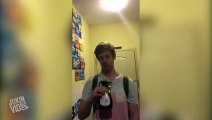 Guy Drinks 6 Bottles of Pancake Syrup in 80 seconds (Must See)