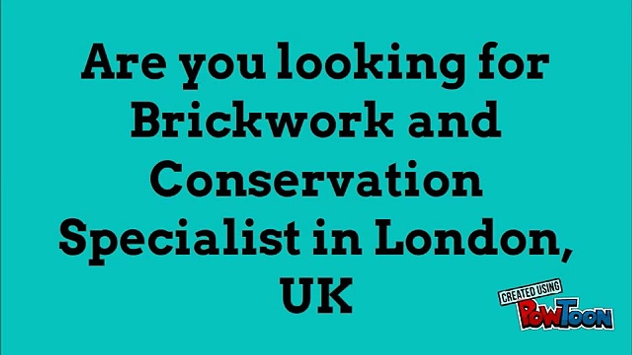 We provide specialized bricklaying services in London