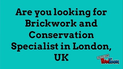 We provide specialized bricklaying services in London