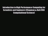 [PDF Download] Introduction to High Performance Computing for Scientists and Engineers (Chapman