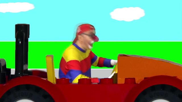 Видео для детей: Клоун Дима и Машинки. Учимся считать. Цифры для детей.