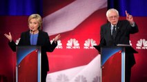 Clinton stresses ties to Obama in Democratic debate