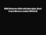 NRSV Reference Bible with Apocrypha Black French Morocco Leather NR563:XA [Read] Online