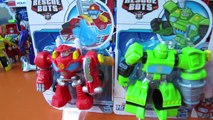 NEW TRANSFORMERS RESCUE BOTS MOVING RESCUE TOOLS HIGH TIDE OPTIMUS HEATWAVE AXE