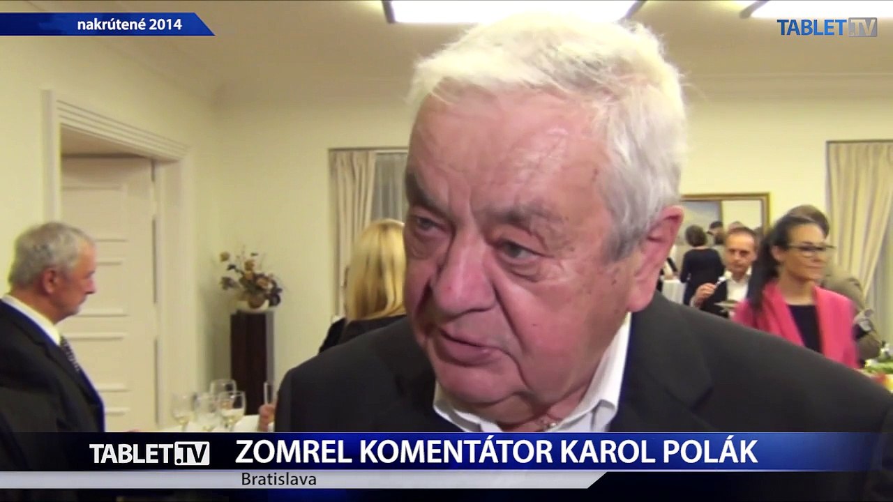 Legendárny komentátor Karol Polák zomrel
