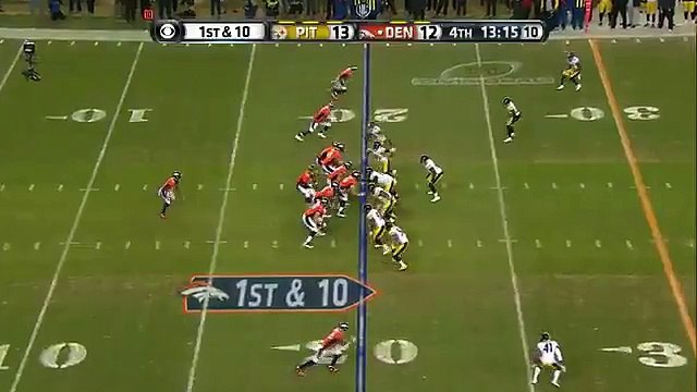 Manning Gets Up, Throws for First Down