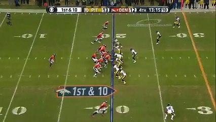 Manning Gets Up, Throws for First Down