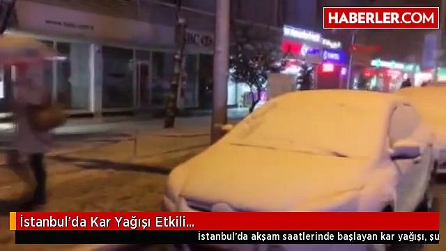 İstanbul'da Kar Kalınlığı 20 Santimi Buldu