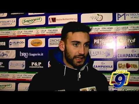 Fidelis Andria - Lecce 0-0 | Post Gara Francesco Grandolfo - Attaccante Fidelis Andria